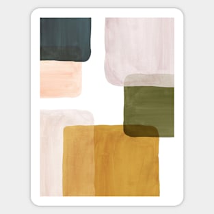 Abstract color blocks 2 Sticker